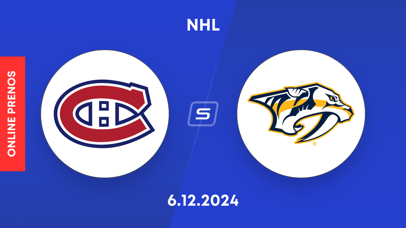 Montreal Canadiens - Nashville Predators: ONLINE prenos zo zápasu NHL.