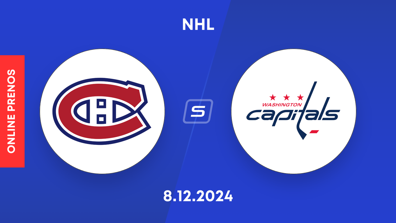 Montreal Canadiens - Washington Capitals: ONLINE prenos zo zápasu NHL.