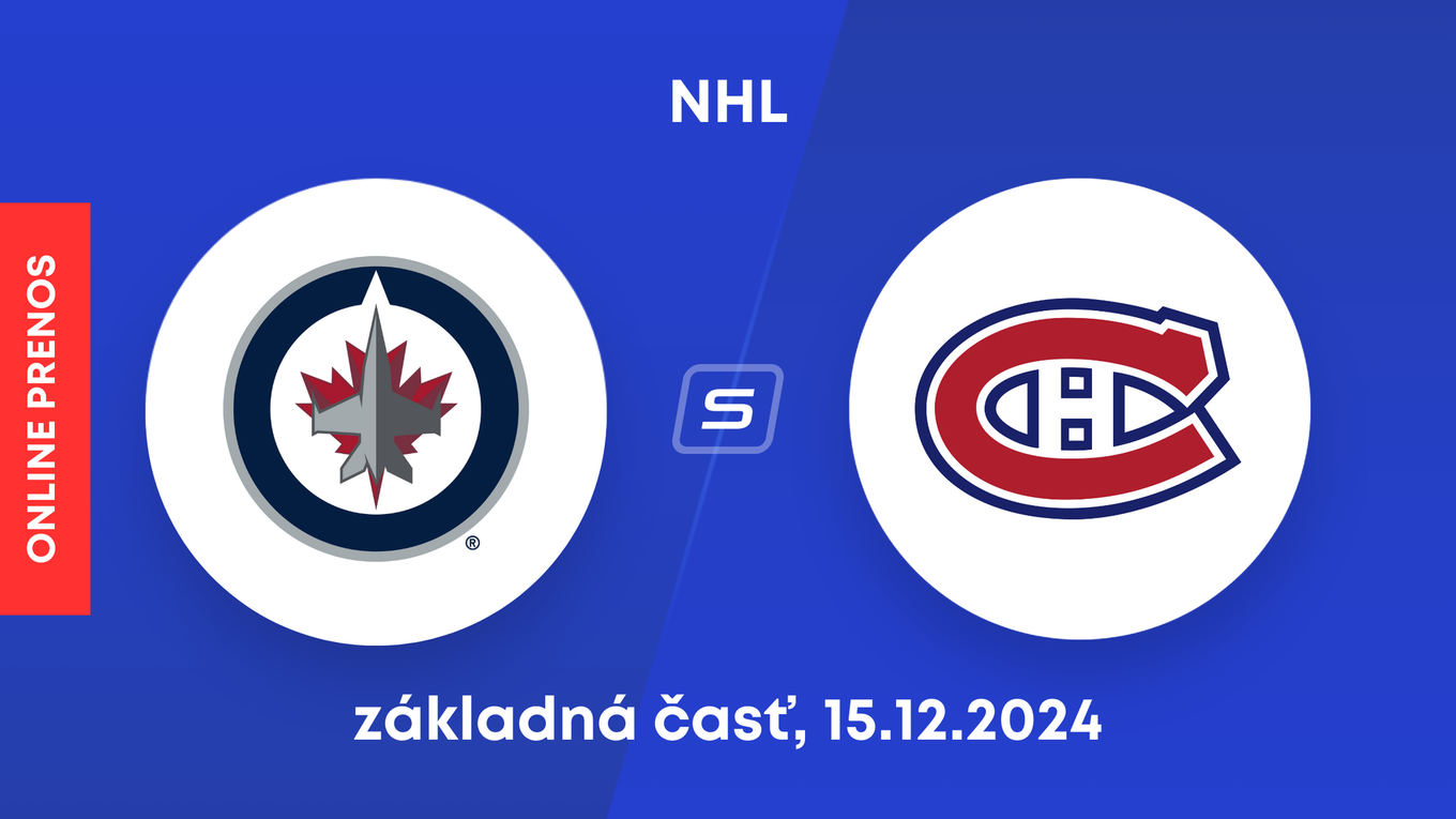 Winnipeg Jets - Montreal Canadiens: ONLINE prenos zo zápasu NHL.