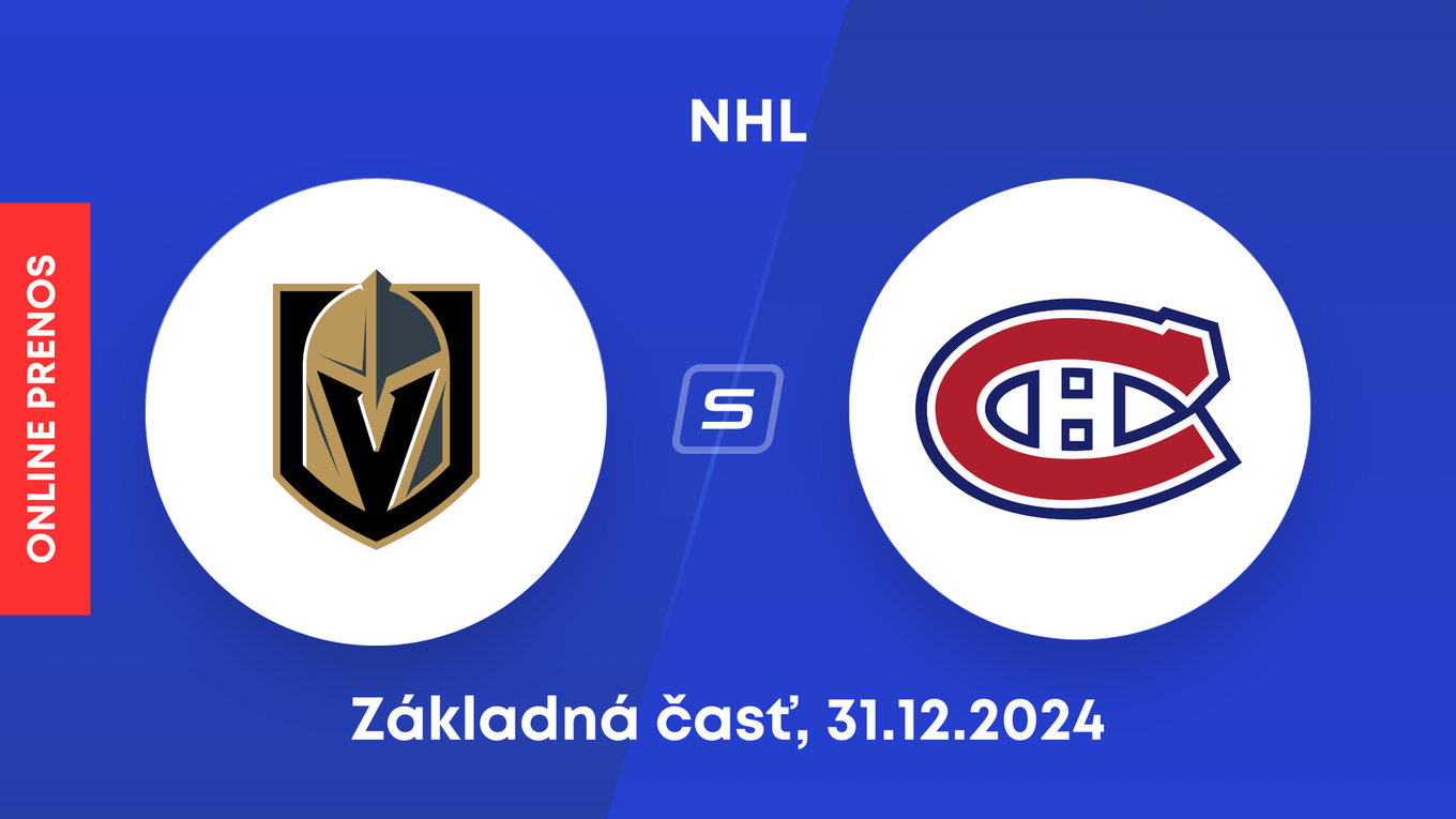 Vegas Golden Knights - Montreal Canadiens: ONLINE prenos zo zápasu NHL.