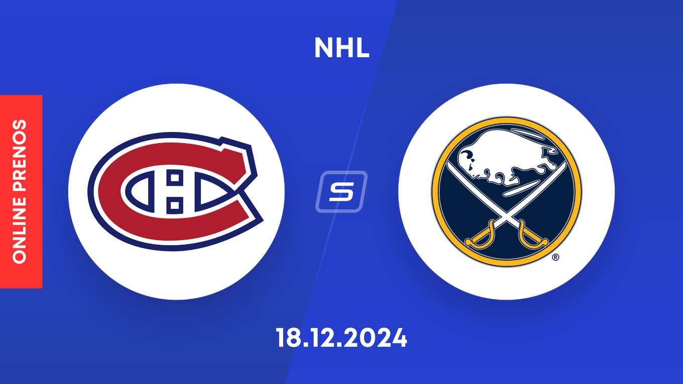 Montreal Canadiens - Buffalo Sabres: ONLINE prenos zo zápasu NHL.