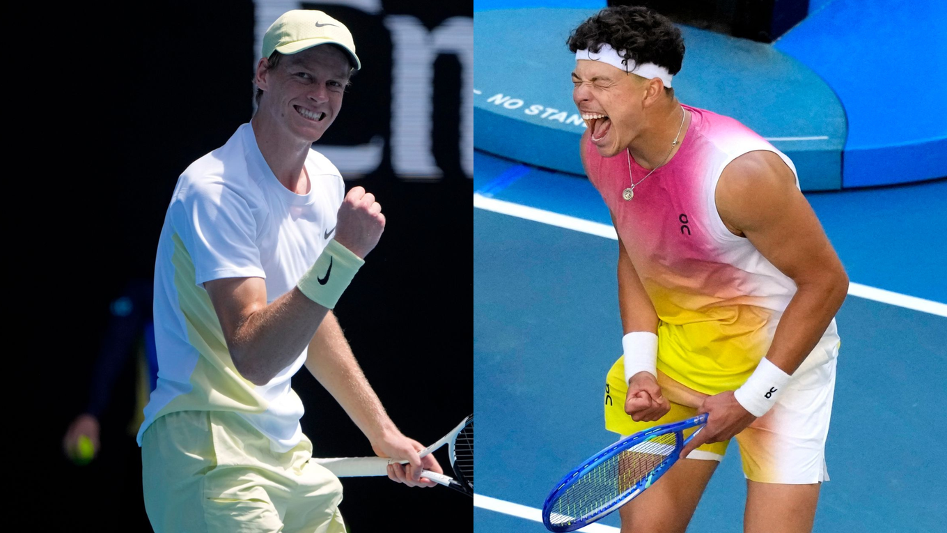 Jannik Sinner - Ben Shelton: ONLINE prenos zo semifinále Australian Open 2025.