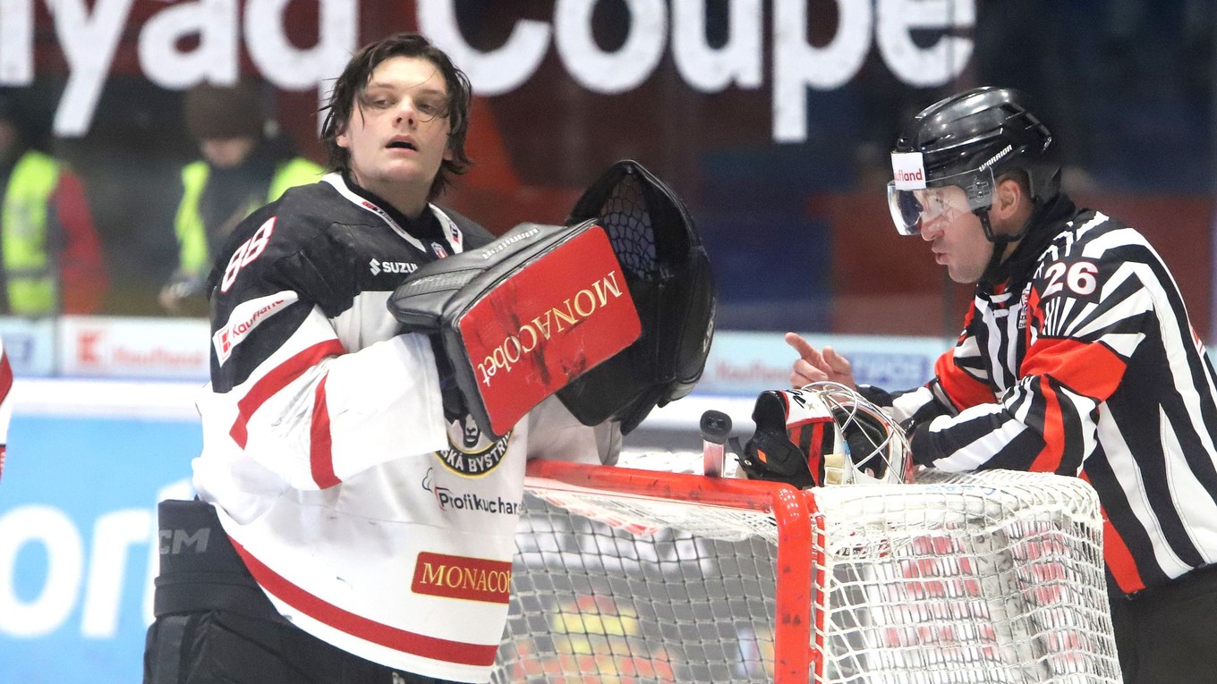 Brankár Banskej Bystrice Eugen Rabčan.