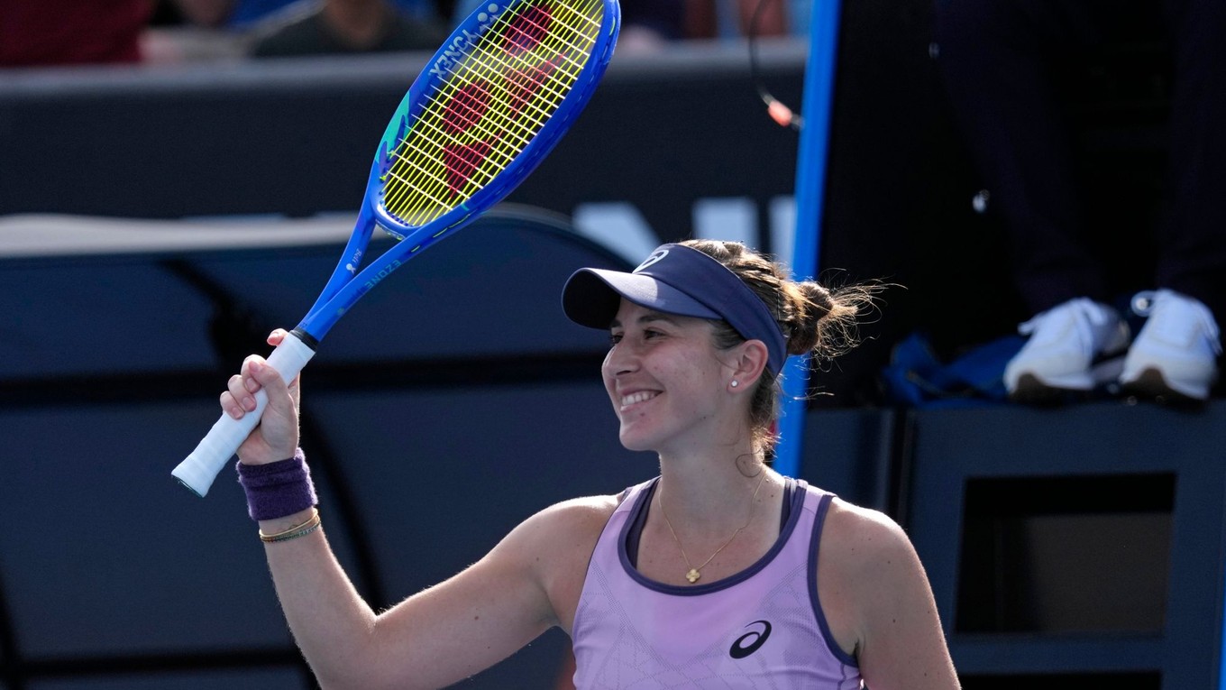 Švajčiarska tenistka Belinda Benčičová.