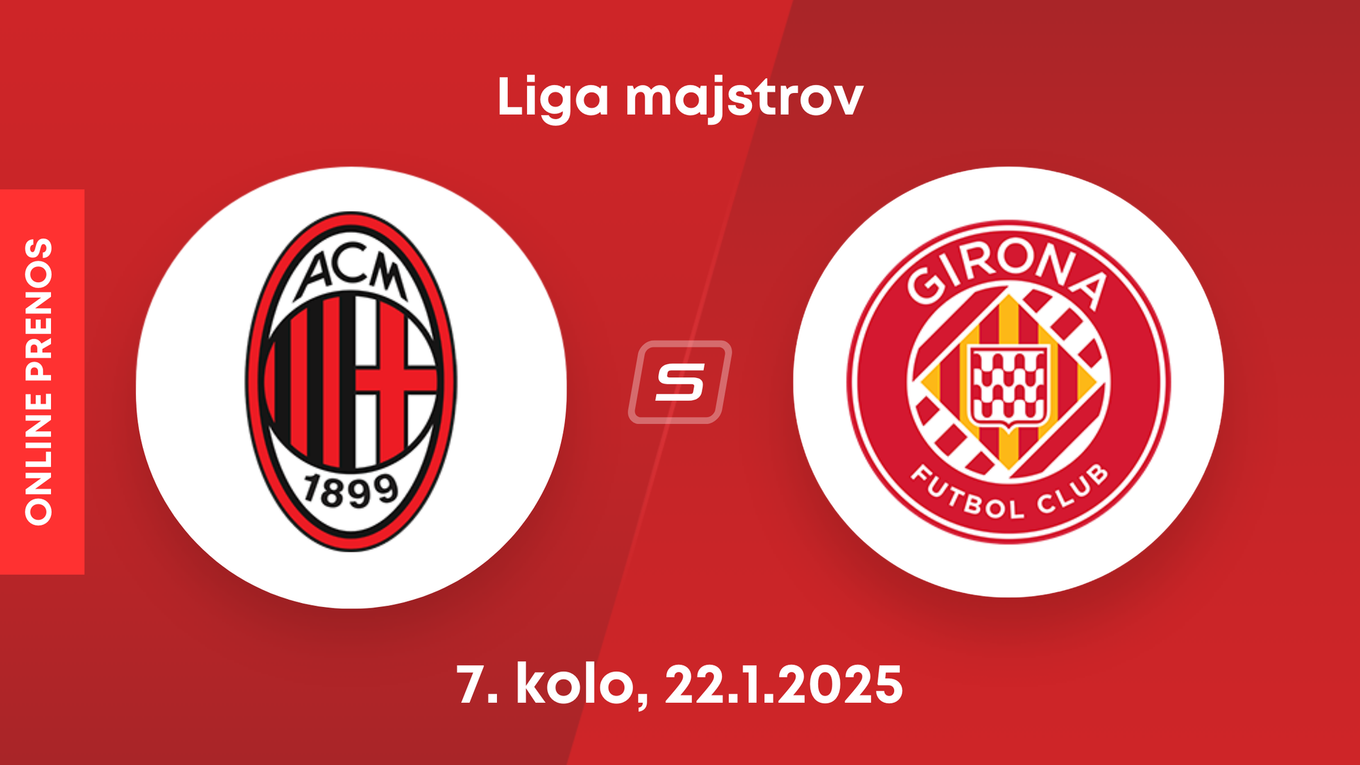 AC Miláno - Girona FC: ONLINE prenos zo zápasu 7. kola Ligy majstrov. 