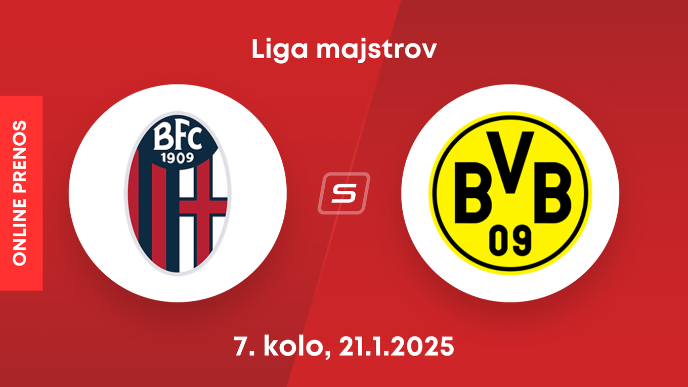 Bologna - Dortmund: ONLINE prenos zo zápasu 7. kola Ligy majstrov. 