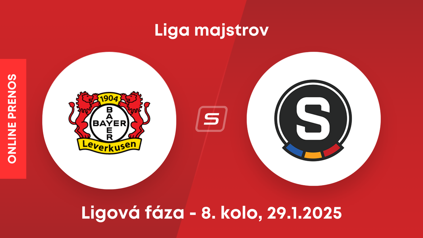 Bayer Leverkusen - AC Sparta Praha: Prehľad zápasu 8. kola ligovej fázy Ligy majstrov. 