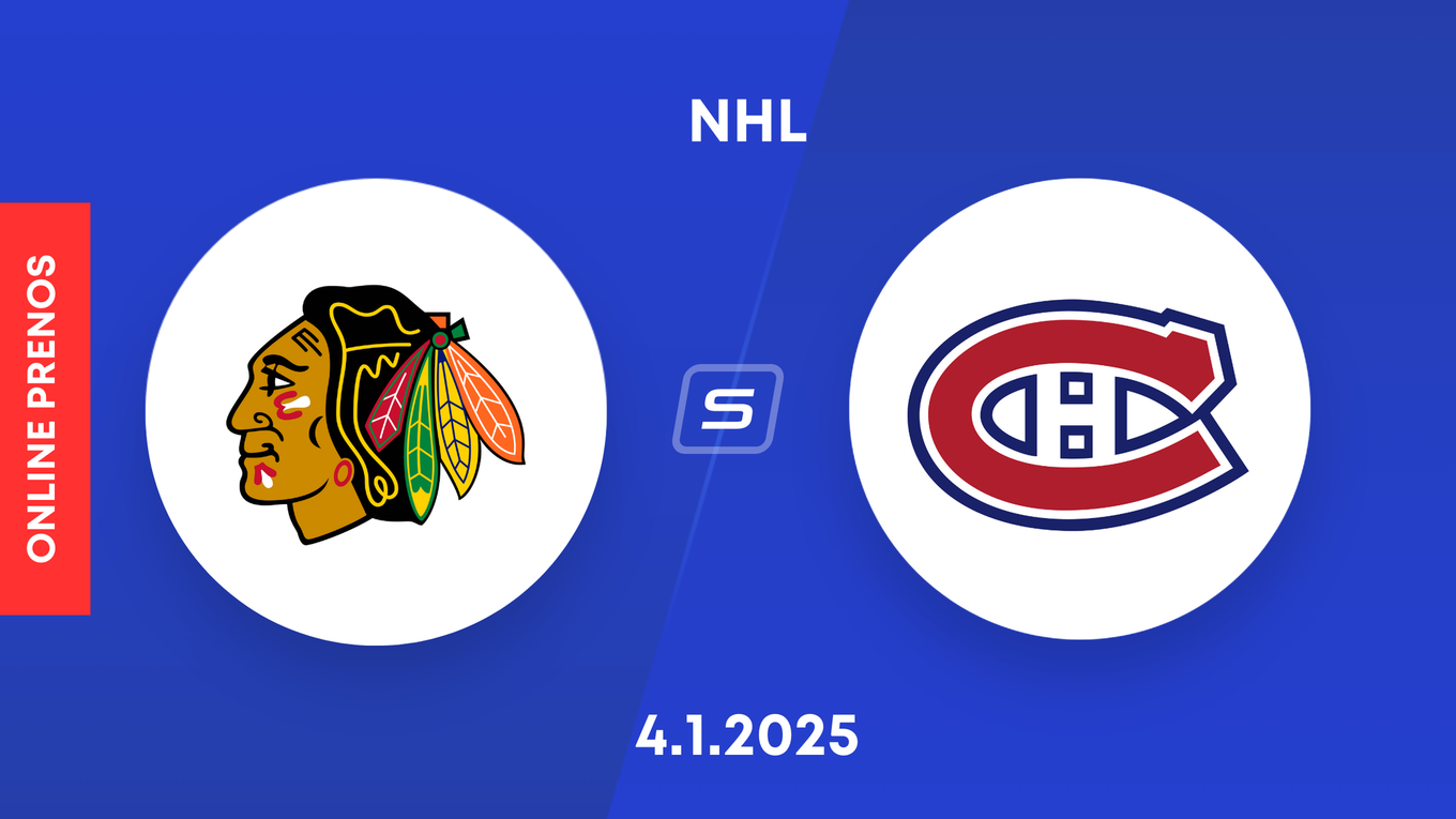 Chicago Blackhawks - Montreal Canadiens: ONLINE prenos zo zápasu NHL.