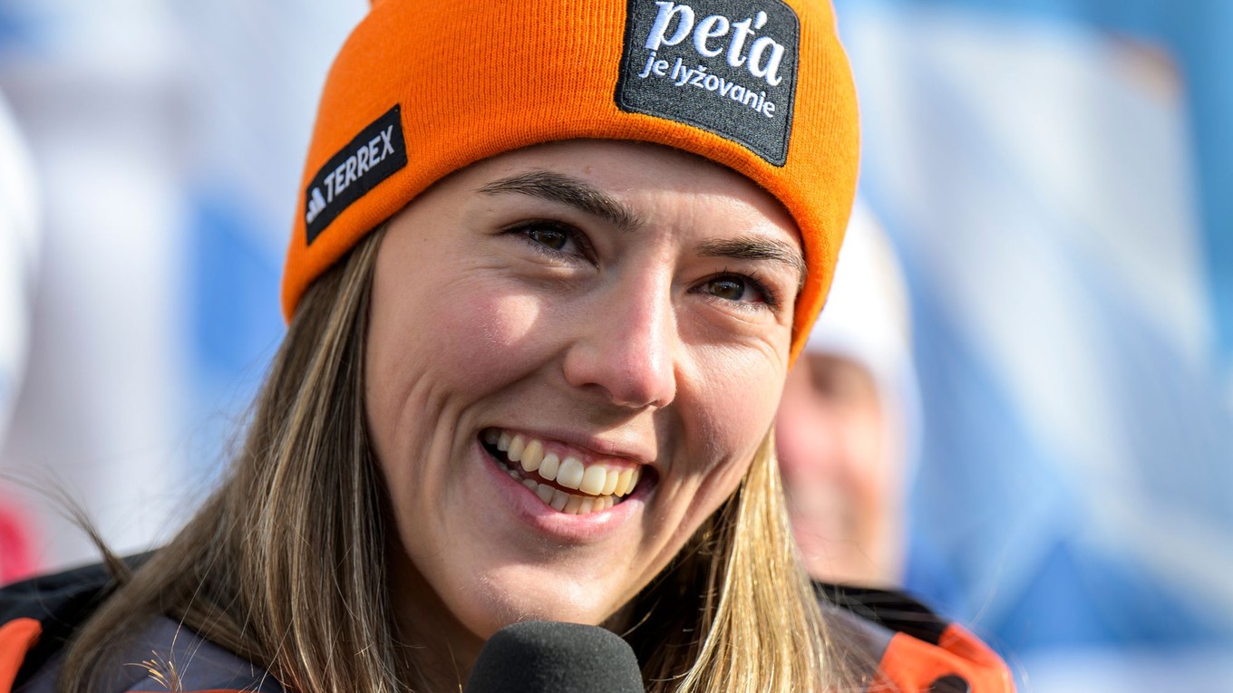 Slovenská reprezentantka v zjazdovom lyžovaní Petra Vlhová.