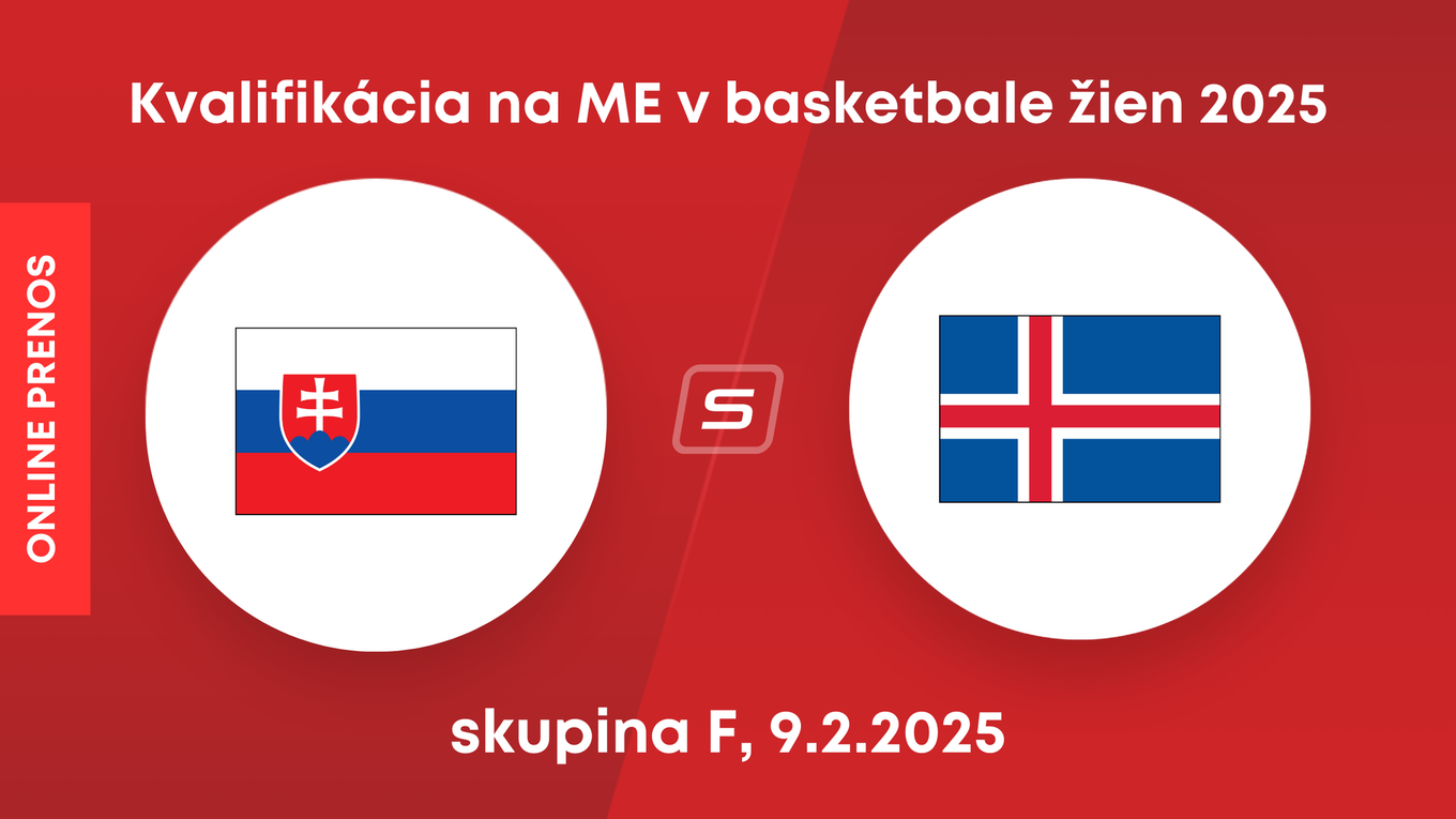 Slovensko - Island: LIVE STREAM zo zápasu kvalifikácie na ME v basketbale žien 2025. 