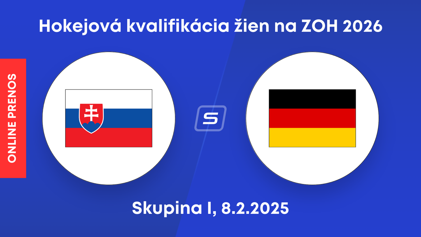 Slovensko - Nemecko: ONLINE prenos zo zápasu hokejovej kvalifikácie žien na ZOH 2026.