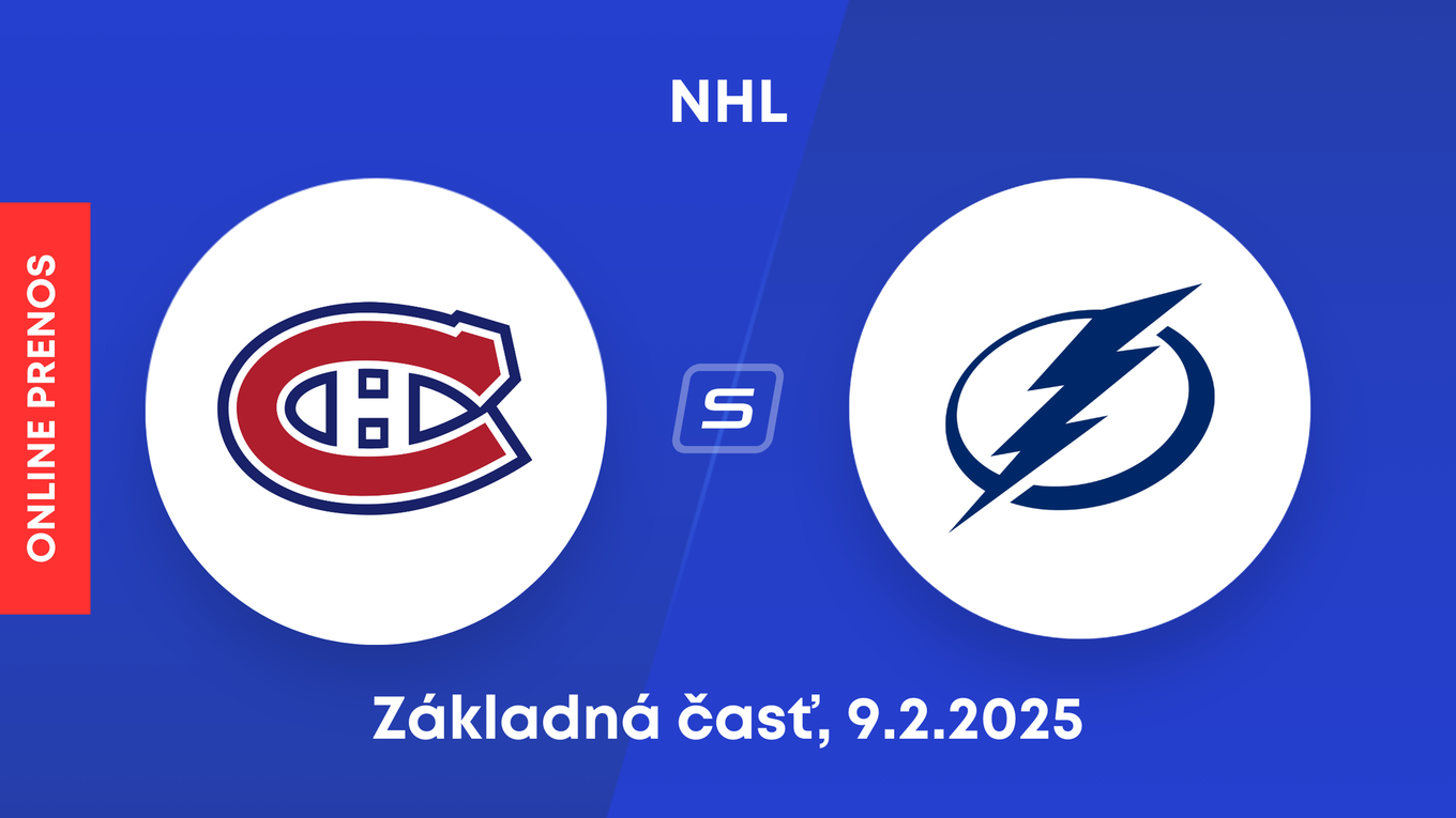 Montreal Canadiens - Tampa Bay Lightning: ONLINE prenos zo zápasu NHL.