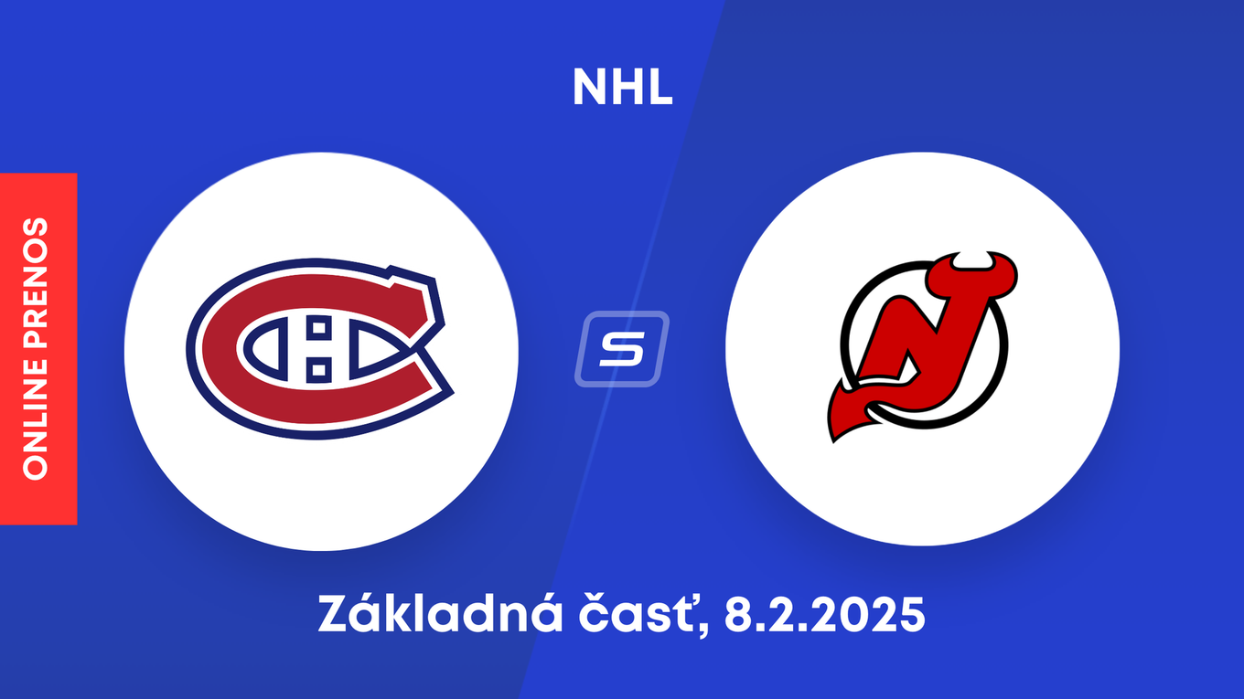 Montreal Canadiens - New Jersey Devils: ONLINE prenos zo zápasu NHL.