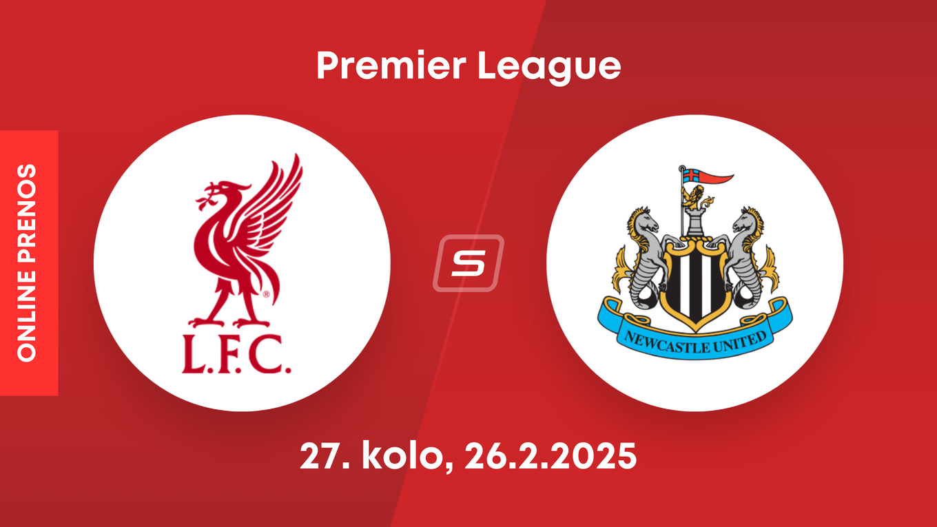 Liverpool FC - Newcastle United: ONLINE prenos zo zápasu 27. kola anglickej Premier League.