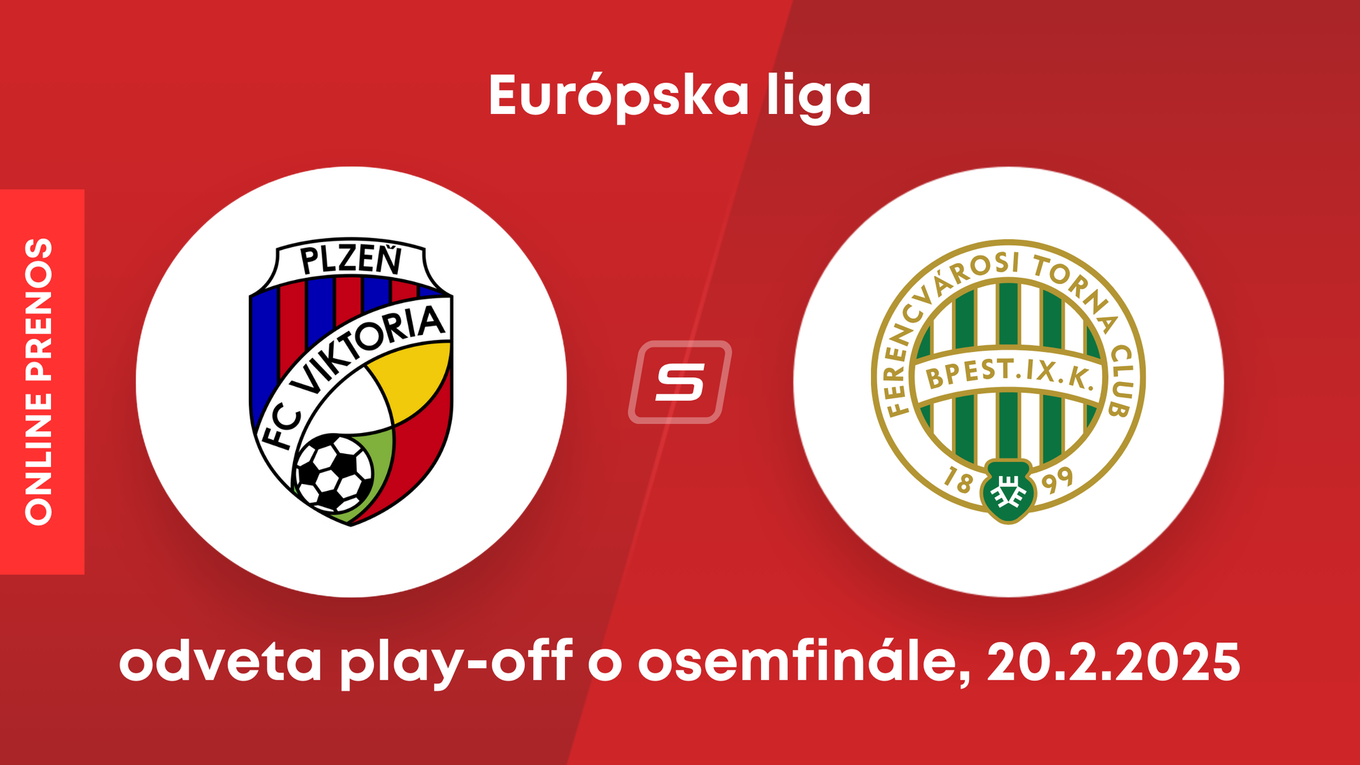 FC Viktoria Plzeň - Ferencváros Budapešť: ONLINE prenos zo zápasu Európskej ligy.