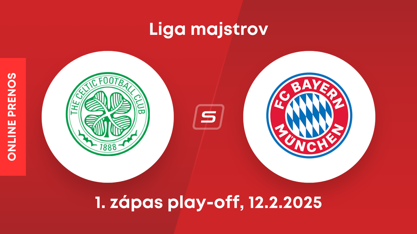 Celtic Glasgow - Bayern Mníchov: ONLINE prenos zo zápasu play-off Ligy majstrov. 