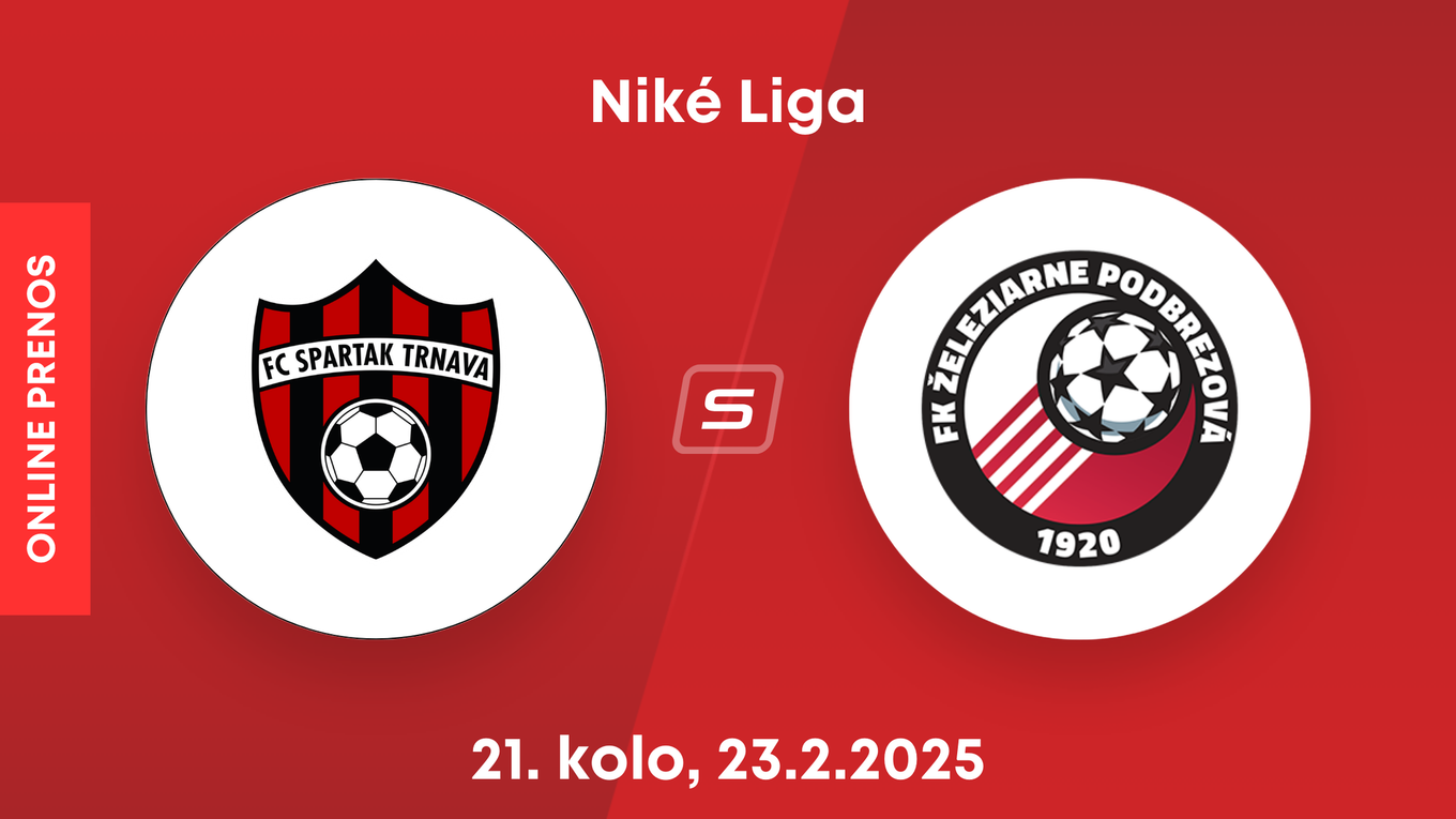 FC Spartak Trnava - FK Železiarne Podbrezová: ONLINE prenos zo zápasu 21. kola Niké ligy.