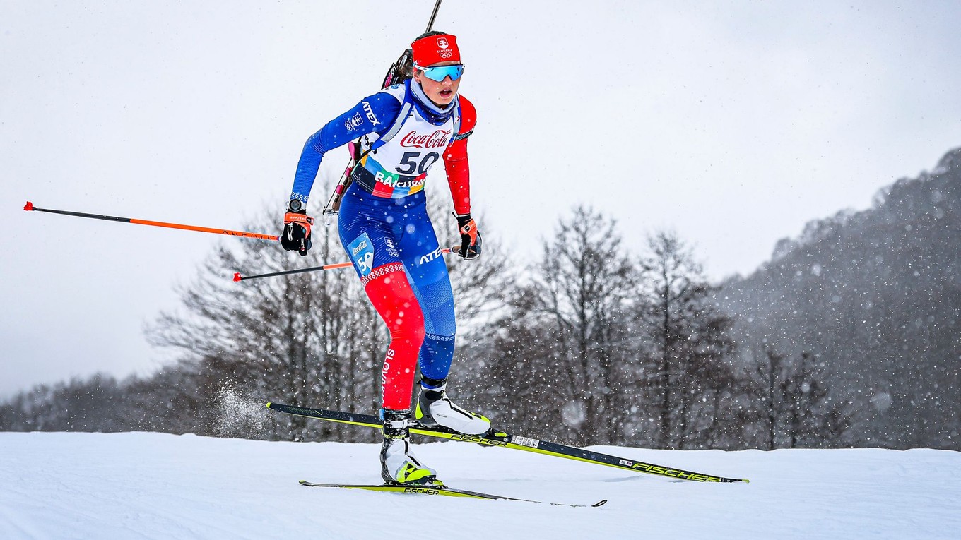 Michaela Straková na zimnom Európskom olympijskom festivale mládeže 2025. 