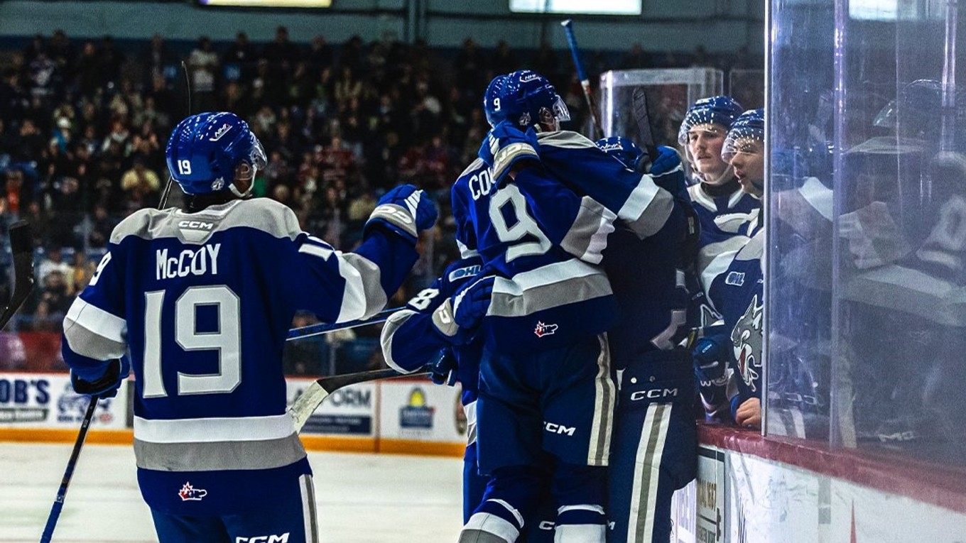 Hokejisti Sudbury Wolves.