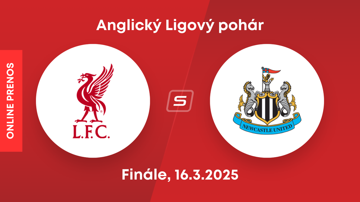 Liverpool FC - Newcastle United: ONLIINE prenos z finále anglického Ligového pohára.