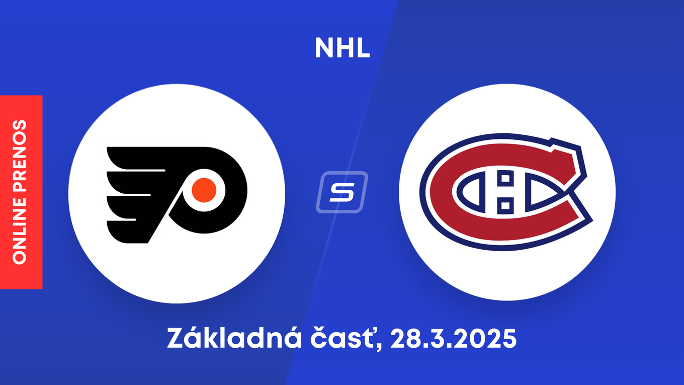 Philadelphia Flyers - Montreal Canadiens: ONLINE prenos zo zápasu NHL.