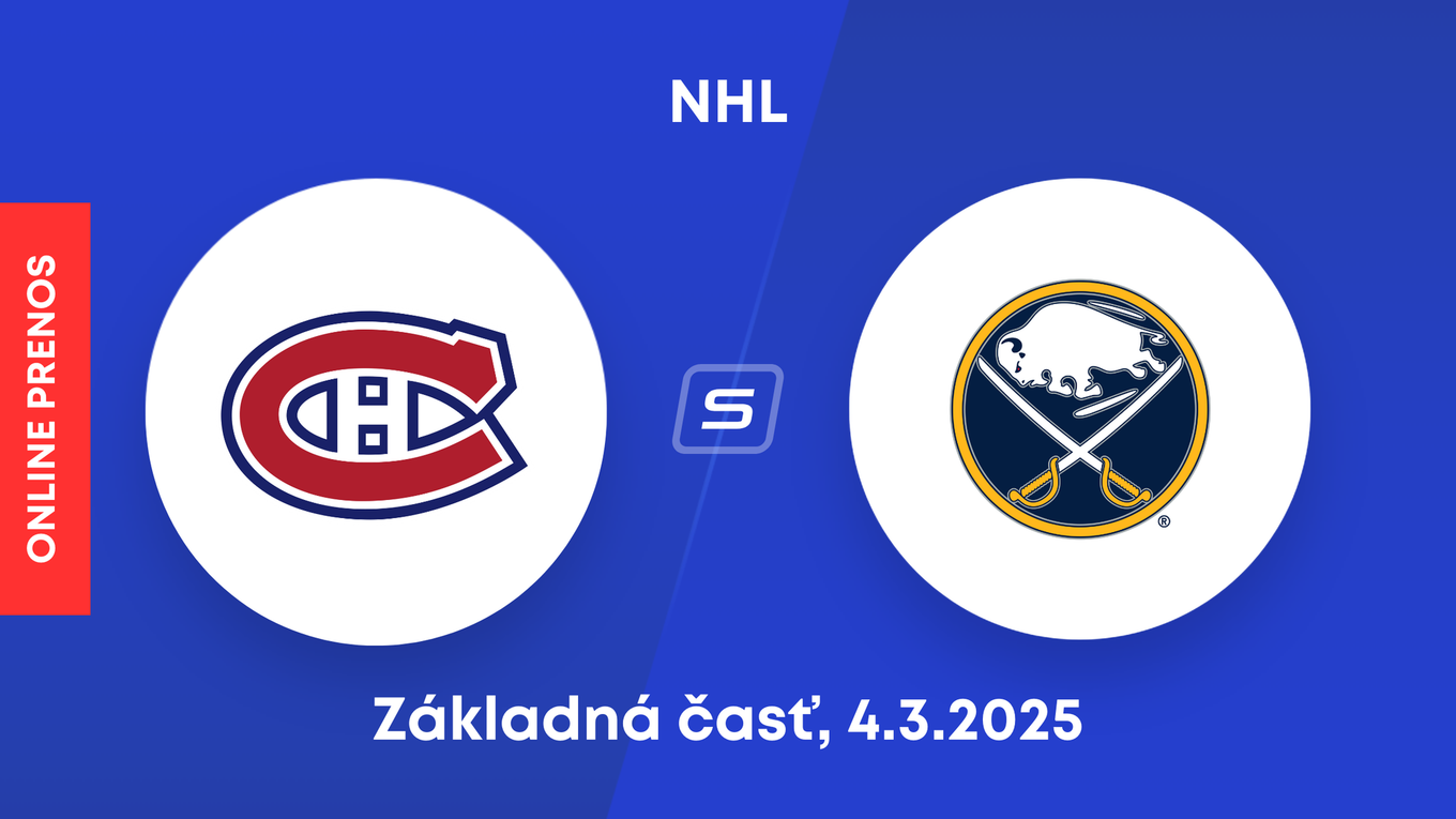 Montreal Canadiens vs. Buffalo Sabres: ONLINE prenos zo zápasu NHL.