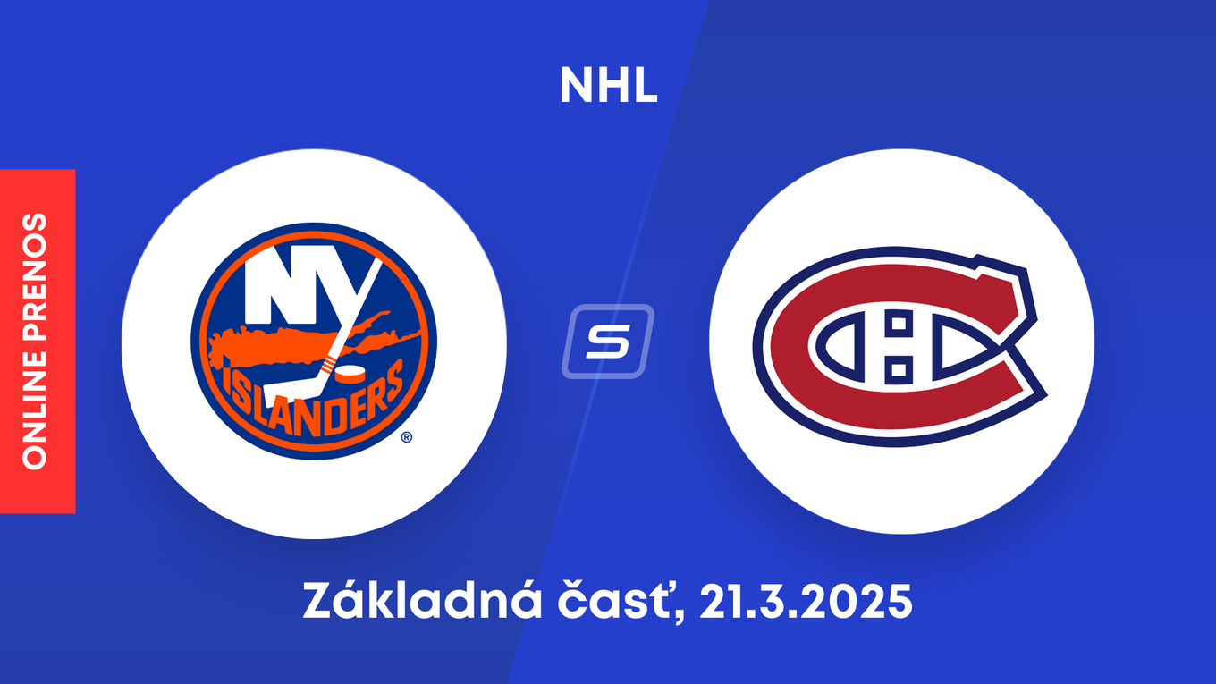 New York Islanders - Montreal Canadiens: ONLINE prenos zo zápasu NHL.