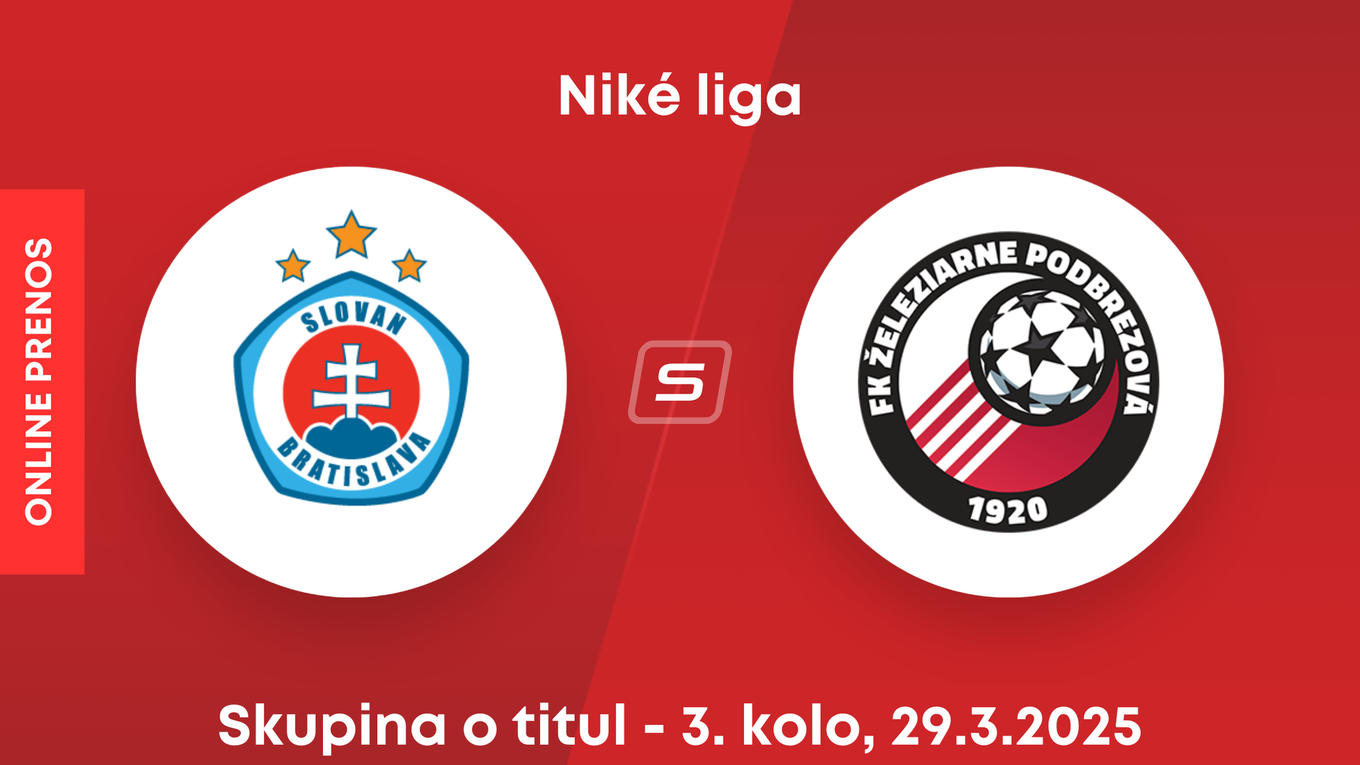 ŠK Slovan Bratislava - FK Železiarne Podbrezová: ONLINE prenos zo zápasu 3. kola skupiny o titul Niké ligy.