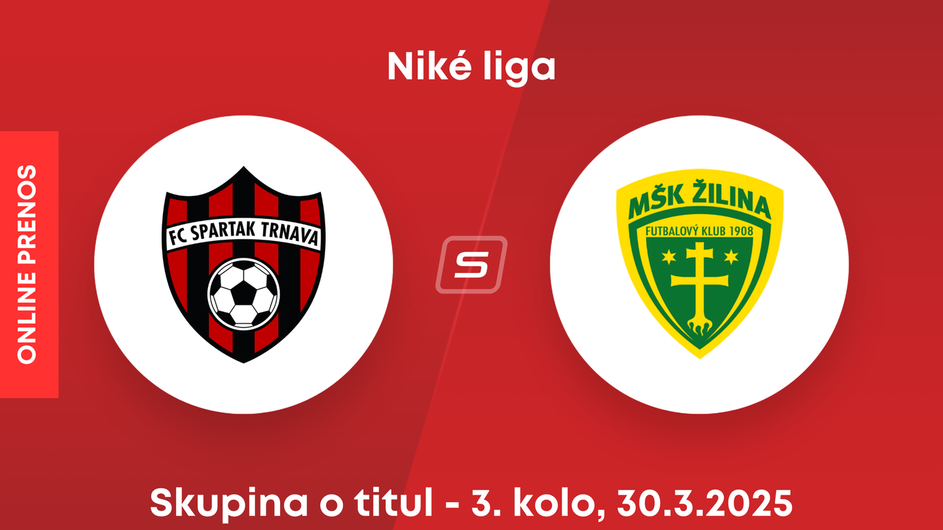 FC Spartak Trnava - MŠK Žilina: ONLINE prenos zo zápasu 3. kola skupiny o titul v Niké lige.