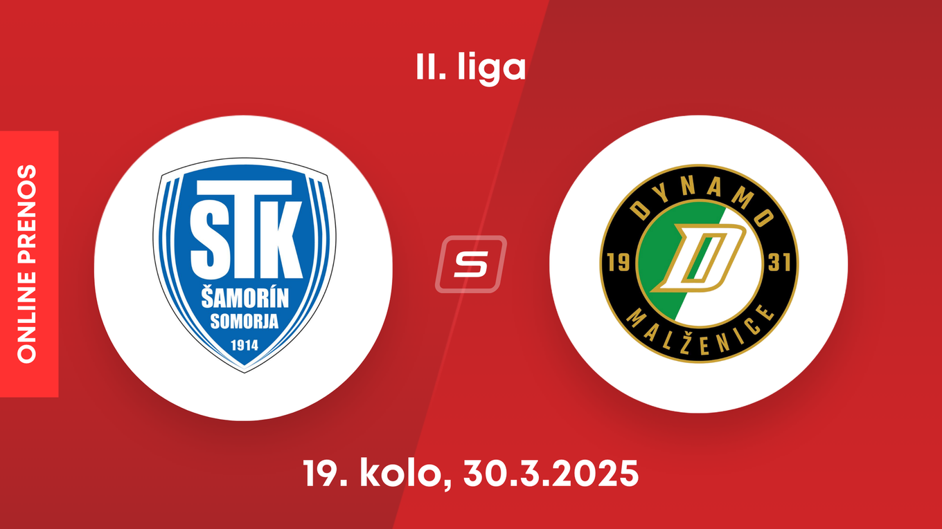 FC ŠTK 1914 Šamorín - OFK Malženice: ONLINE prenos zo zápasu 19. kola II. ligy.