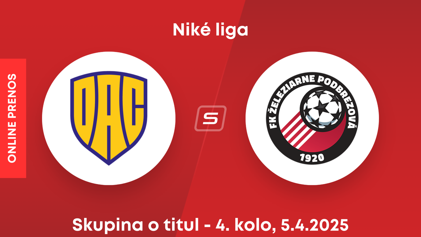 FC DAC Dunajská Streda - FK Železiarne Podbrezová: ONLINE prenos zo zápasu 4. kola skupiny o titul Niké ligy.