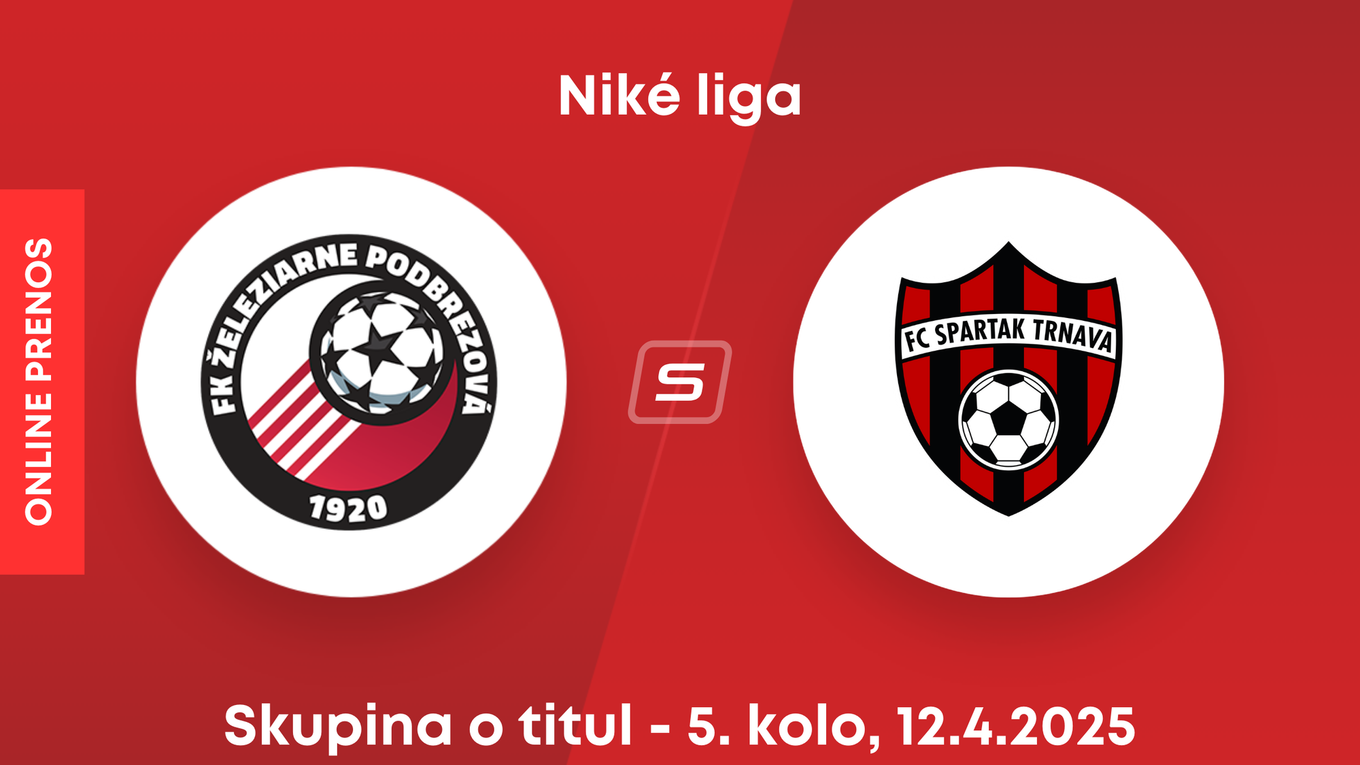 FK Železiarne Podbrezová - FC Spartak Trnava: ONLINE prenos zo zápasu 5. kola skupiny o titul Niké ligy.