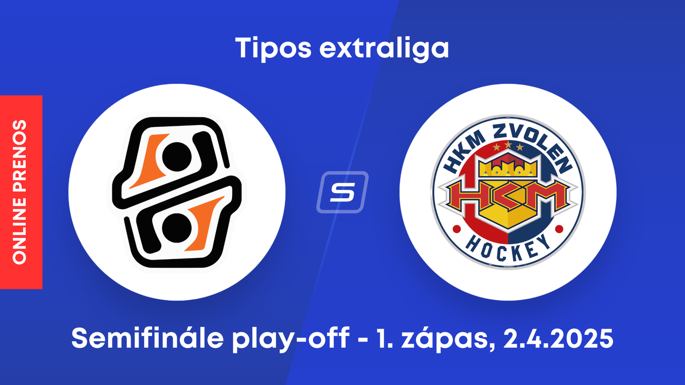 HC Košice - HKM Zvolen: ONLINE prenos z 1. zápasu semifinále play-off Tipos extraligy.