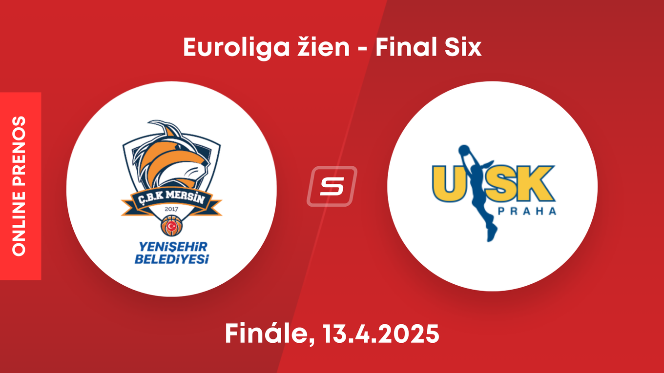 CBK Mersin - ZVVZ USK Praha: ONLINE prenos z finále Euroligy žien.