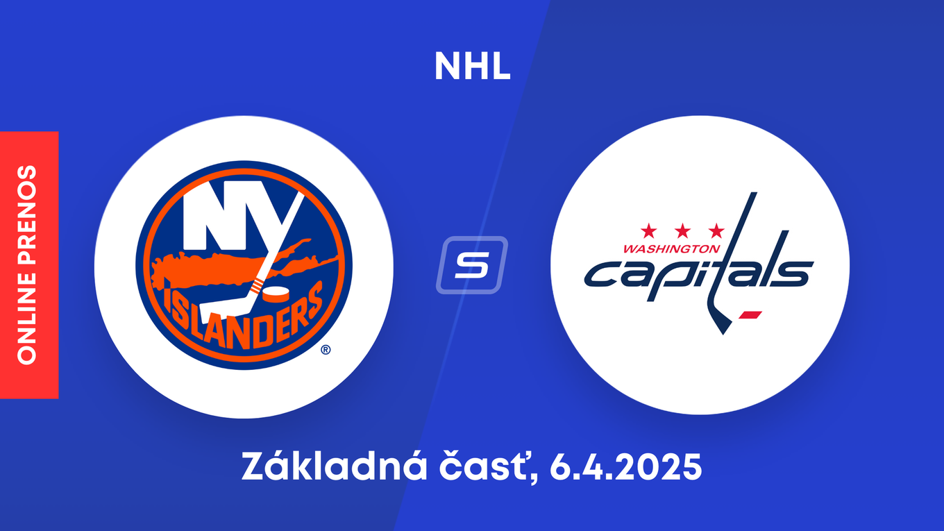New York Islanders - Washington Capitals: ONLINE prenos zo zápasu NHL.