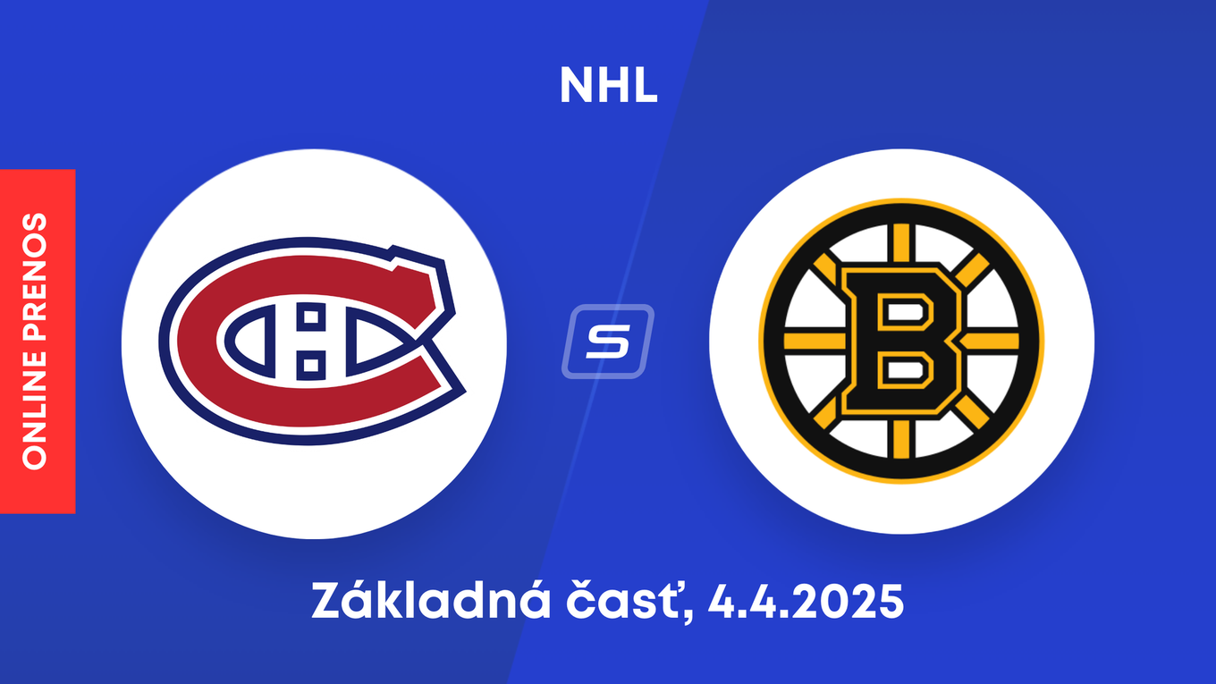 Montreal Canadiens - Boston Bruins: ONLINE prenos zo zápasu NHL.