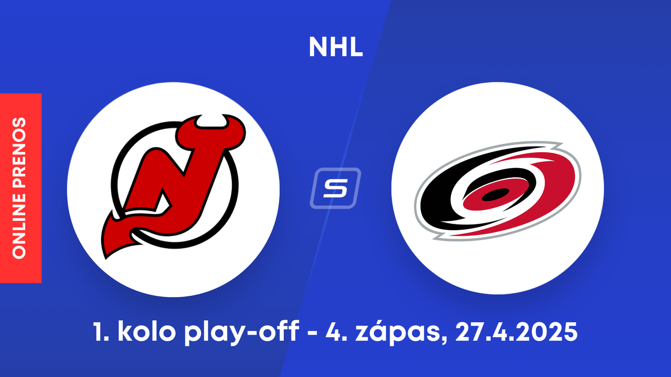 New Jersey Devils - Carolina Hurricanes: ONLINE prenos zo 4. zápasu osemfinále play-off NHL. 