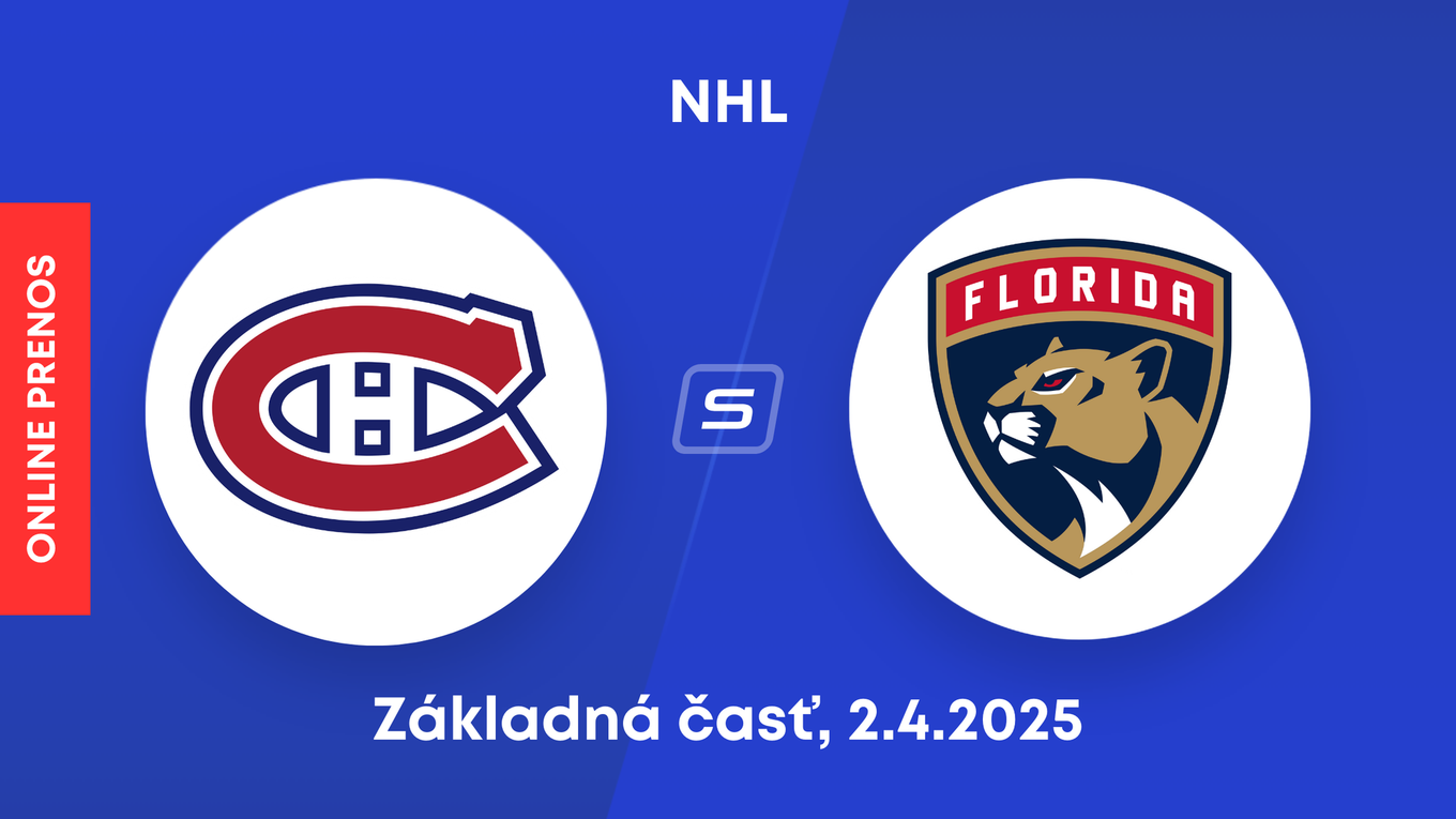 Montreal Canadiens - Florida Panthers: ONLINE prenos zo zápasu NHL.