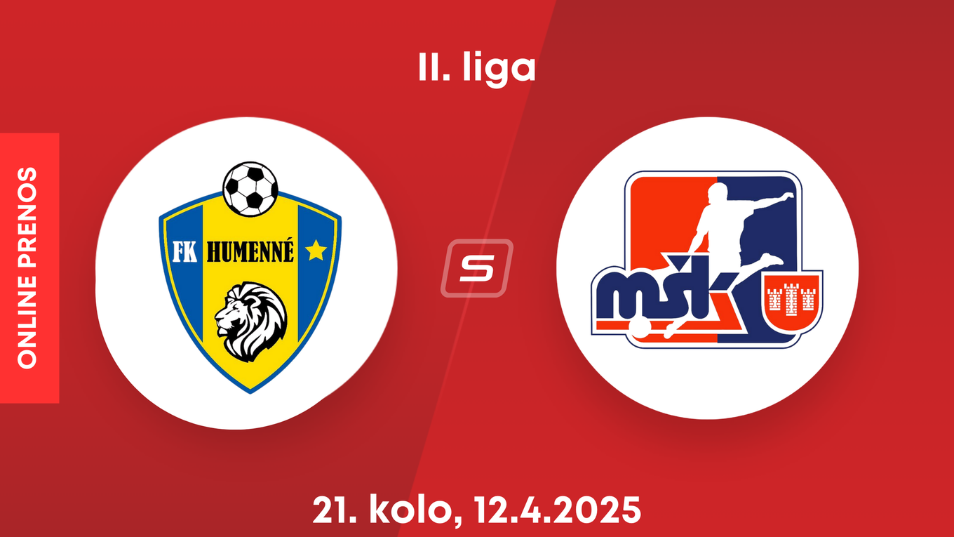 FK Humenné - MŠK Považská Bystrica: ONLINE prenos zo zápasu 21. kola II. ligy.