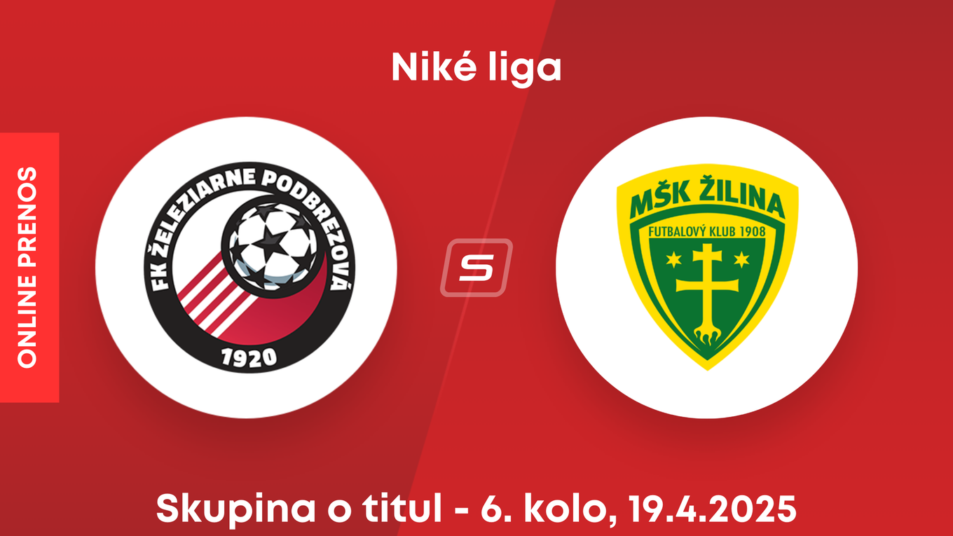 FK Železiarne Podbrezová - MŠK Žilina: ONLINE prenos zo zápasu 6. kola skupiny o titul Niké ligy.