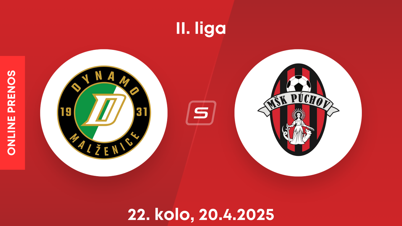 OFK Malženice - MŠK Púchov: ONLINE prenos zo zápasu 22. kola II. ligy.