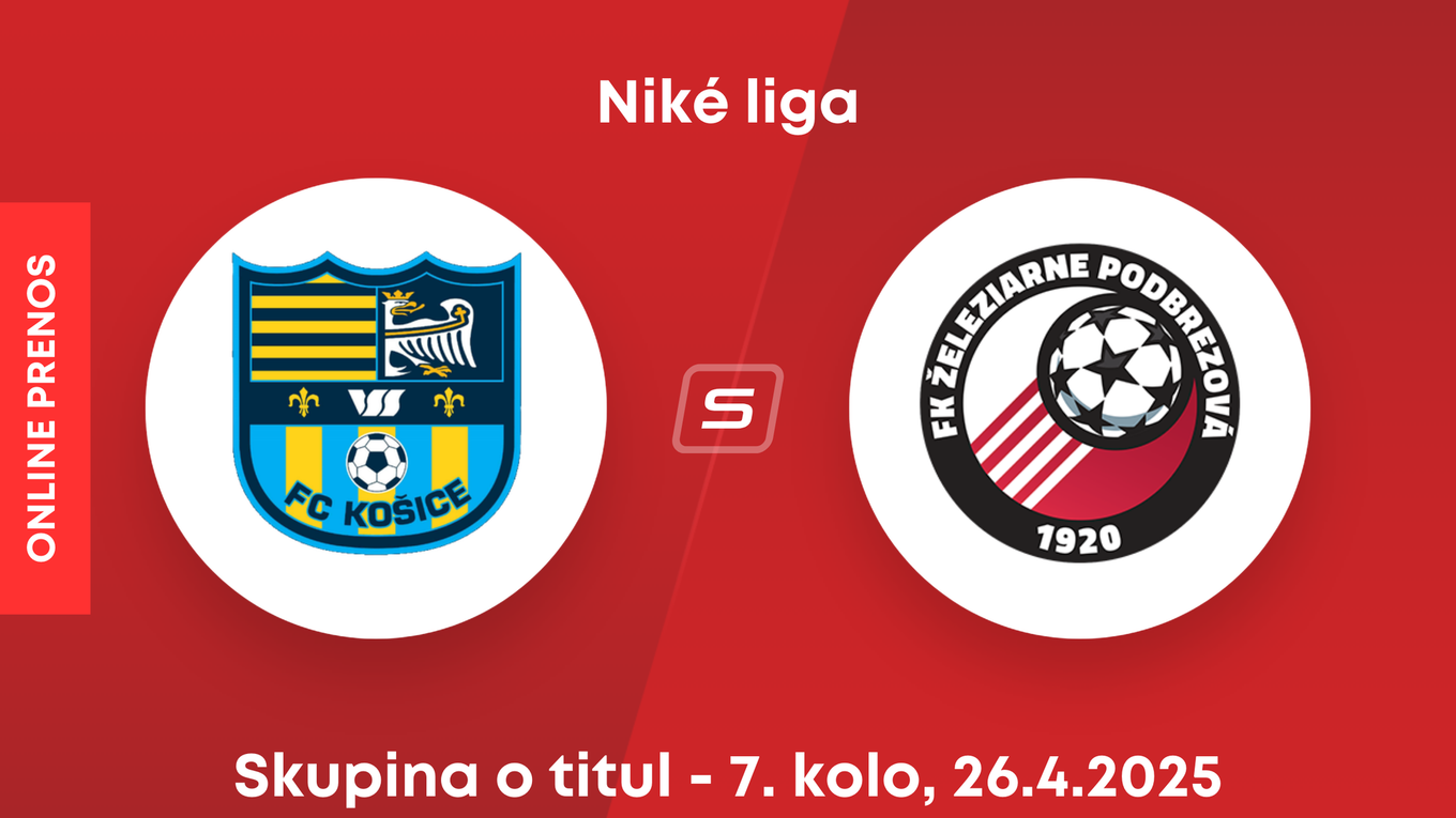 FC Košice - FK Železiarne Podbrezová: ONLINE prenos zo zápasu 7. kola skupiny o titul v Niké lige.