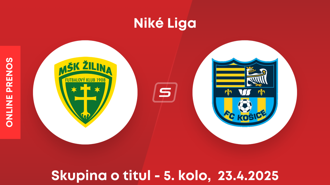 MŠK Žilina - FC Košice: ONLINE prenos z dohrávky zápasu 5. kola skupiny o titul v Niké lige.