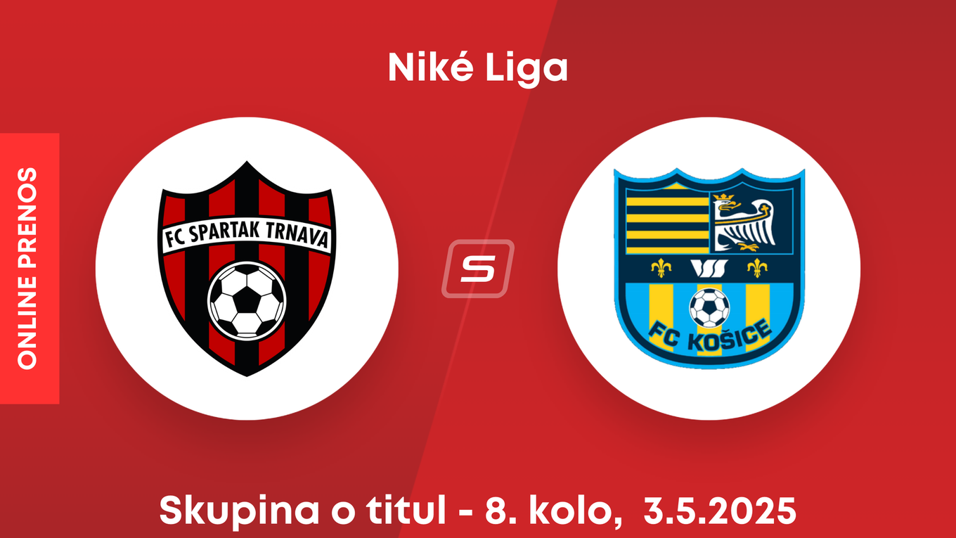 FC Spartak Trnava - FC Košice: ONLINE prenos zo zápasu 8. kola skupiny o titul Niké ligy.