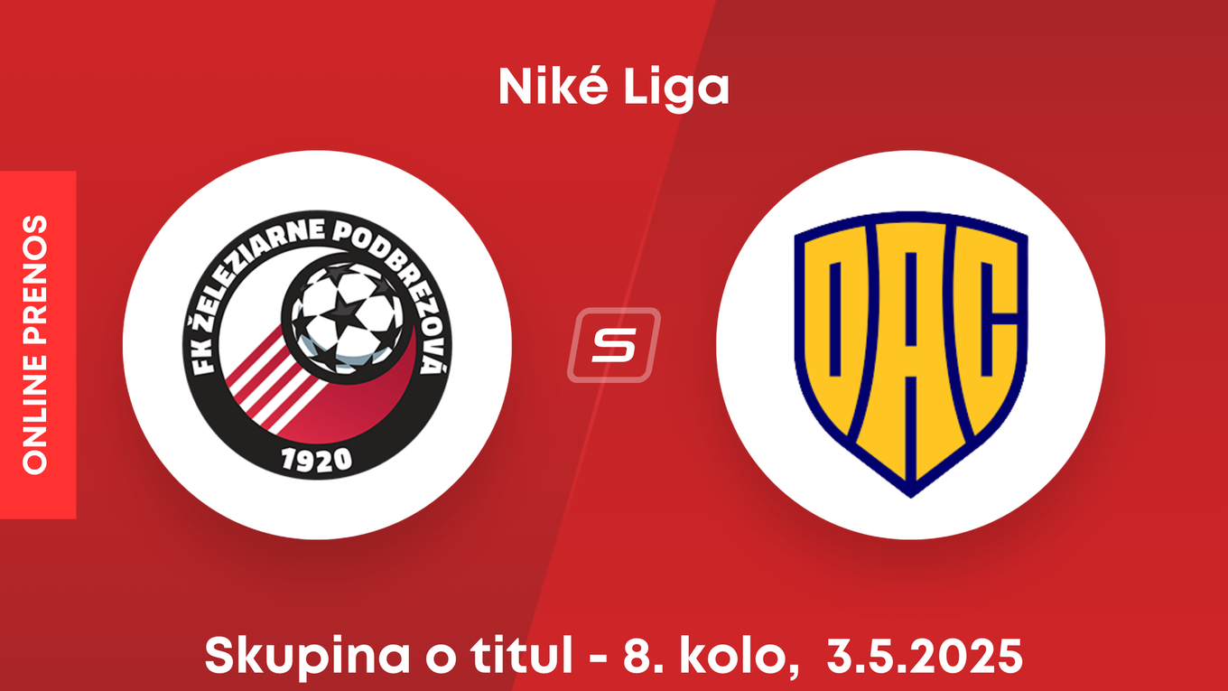 FK Železiarne Podbrezová - FC DAC Dunajská Streda: ONLINE prenos zo zápasu 8. kola skupiny o titul Niké ligy.