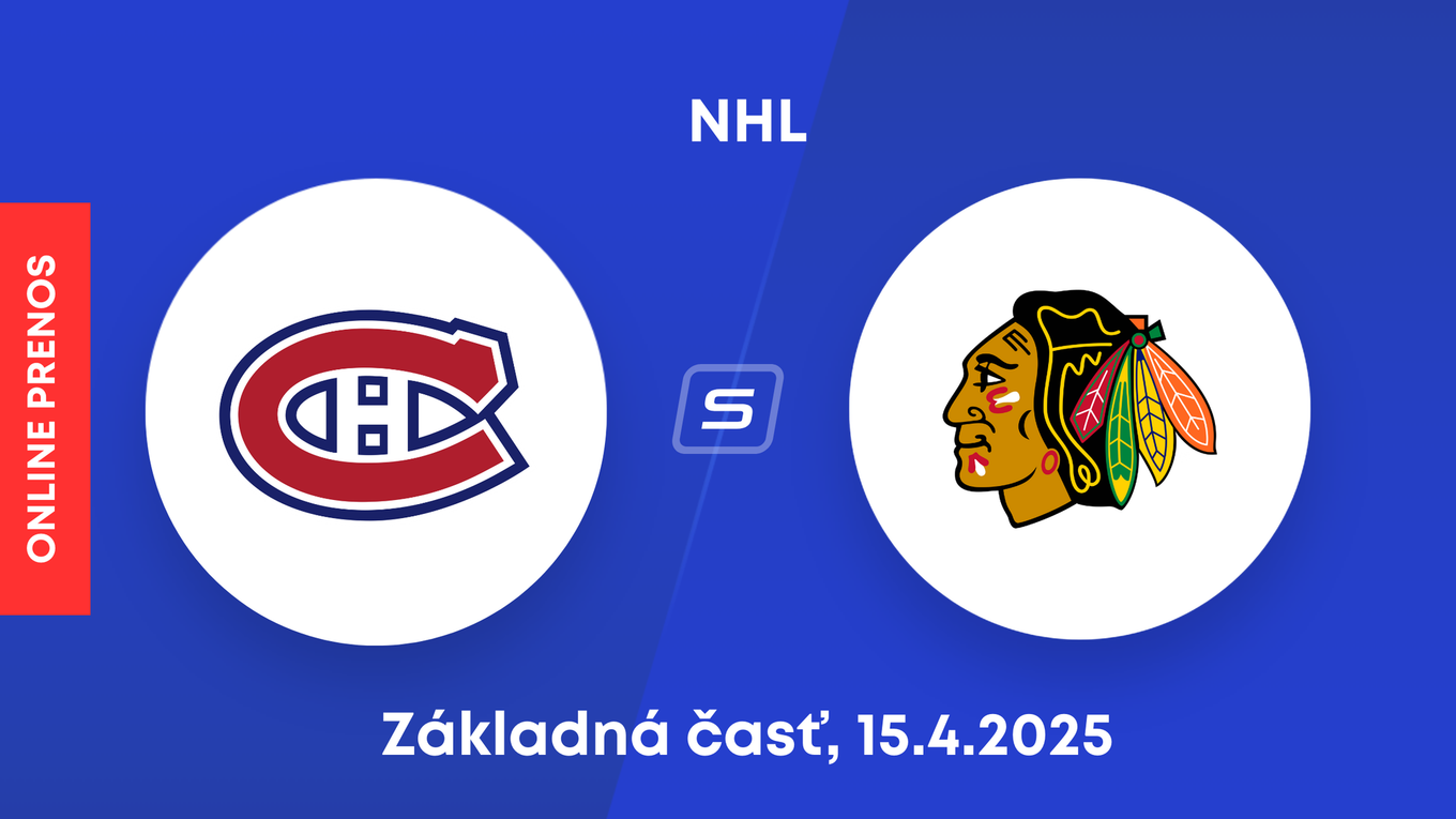 Montreal Canadiens - Chicago Blackhawks: ONLINE prenos zo zápasu základnej časti NHL.