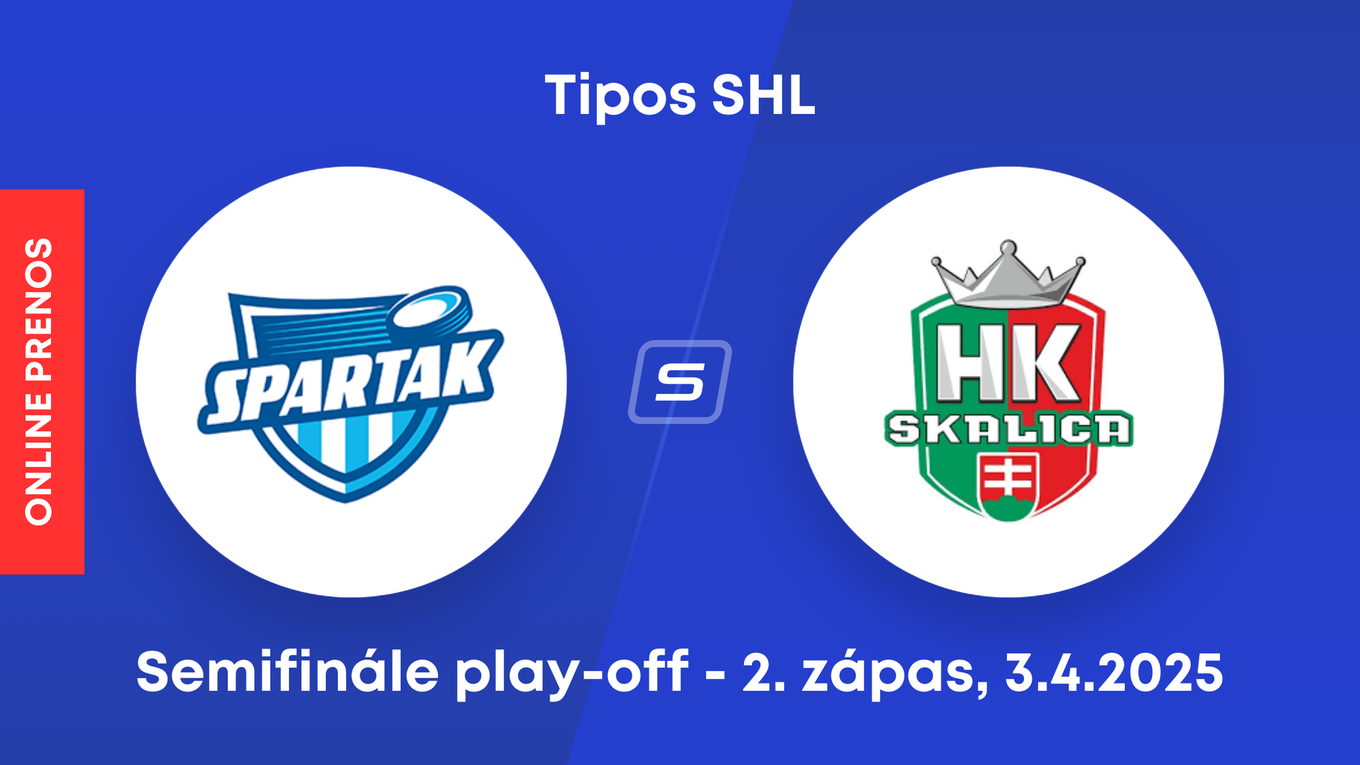 HK Spartak Dubnica - HK Skalica: ONLINE prenos z 2. zápasu semifinále play-off Tipos SHL.