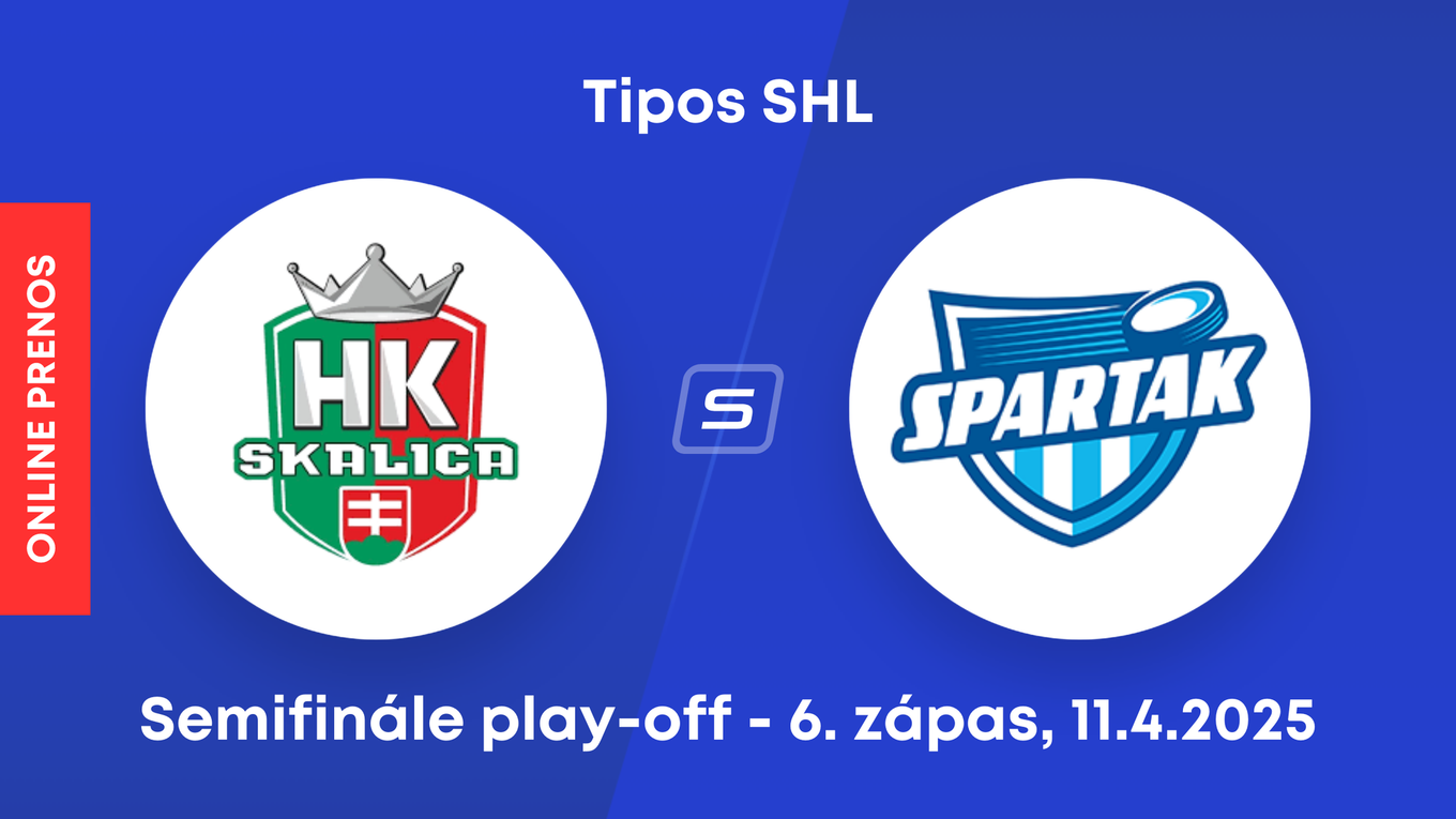 HK Skalica - HK Spartak Dubnica: ONLINE prenos zo semifinále play-off Tipos SHL.