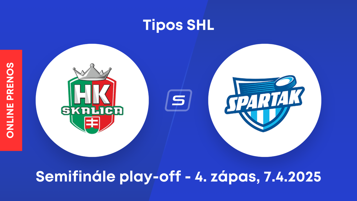 HK Skalica - HK Spartak Dubnica: ONLINE prenos zo semifinále play-off Tipos SHL.