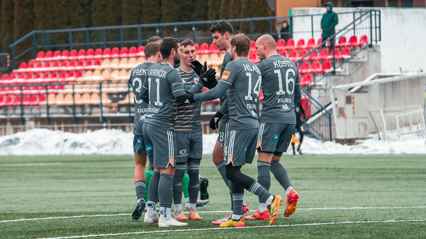 Radosť futbalistov MFK Ružomberok v príprave.